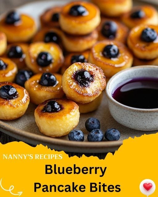 Blueberry Pancake Bites Recipe