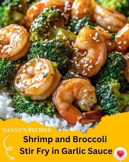 Shrimp and Broccoli Stir Fry in Garlic Sauce Recipe