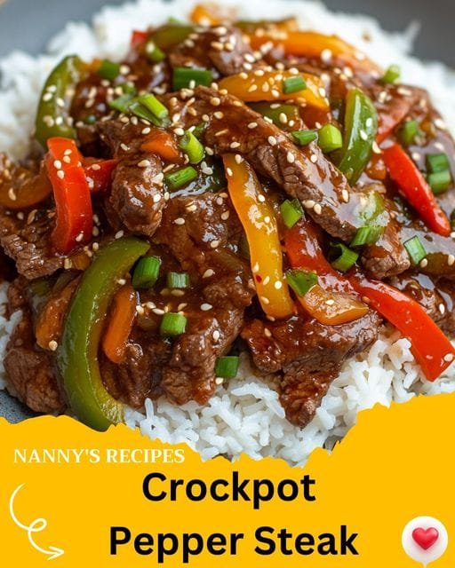 Crockpot Pepper Steak Recipe