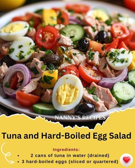 Tuna and Hard-Boiled Egg Salad Recipe