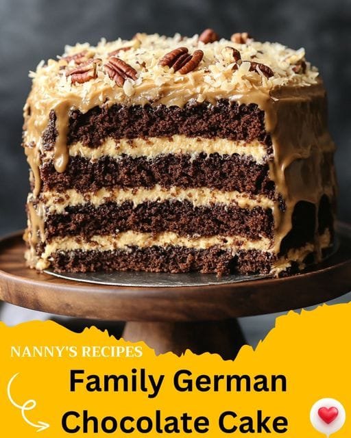 Family German Chocolate Cake Recipe