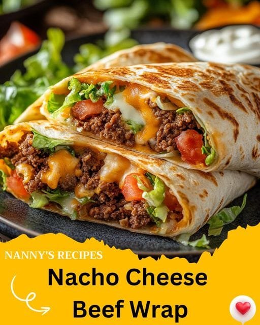 Nacho Cheese Beef Wrap Recipe