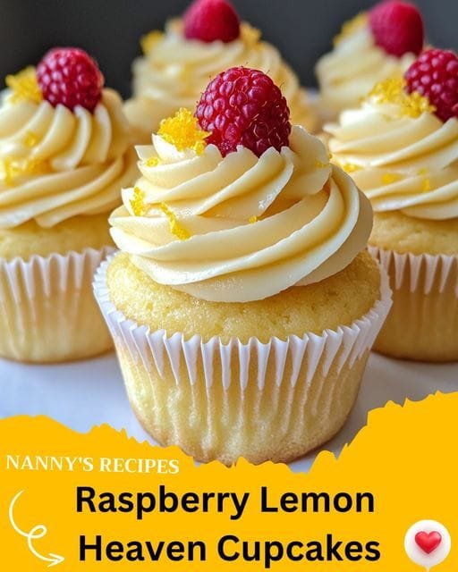 Raspberry Lemon Heaven Cupcakes Recipe