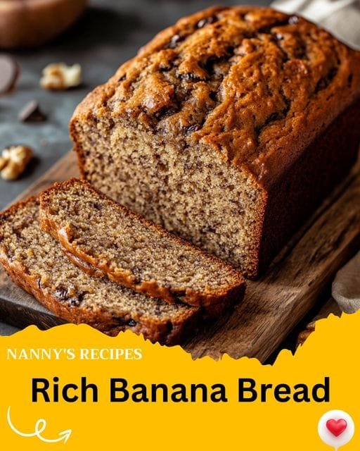 Rich Banana Bread Recipe