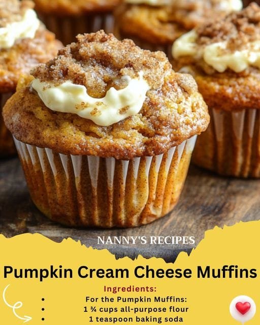 Delight in the Perfect Pumpkin Cream Cheese Muffins