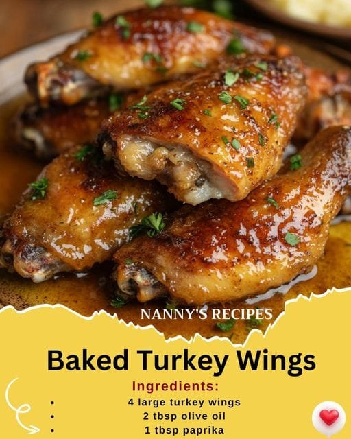 Baked Turkey Wings Recipe