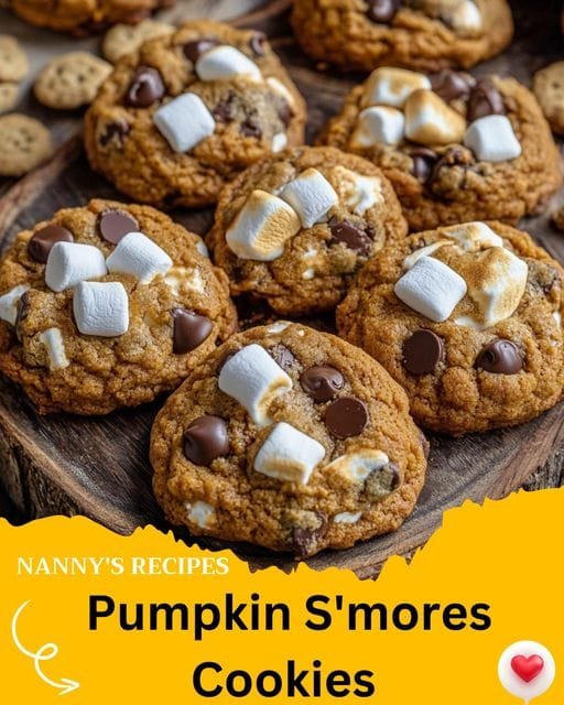 Pumpkin S'mores Cookies Recipe