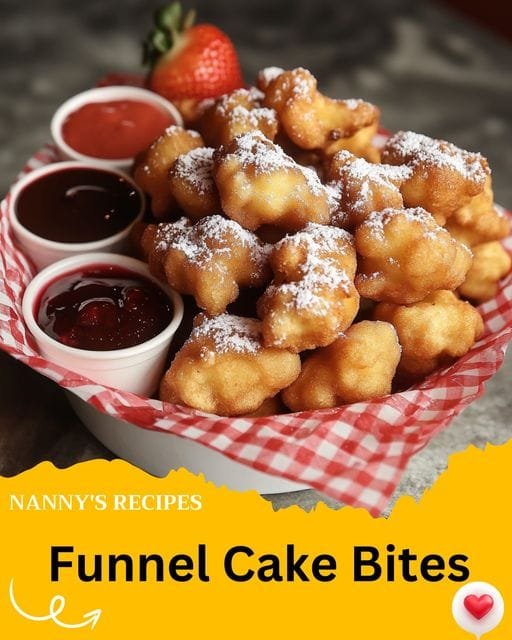 Funnel Cake Bites Recipe