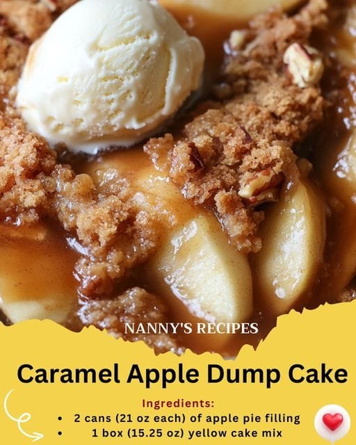 Caramel Apple Dump Cake Recipe: An Easy and Delicious Dessert