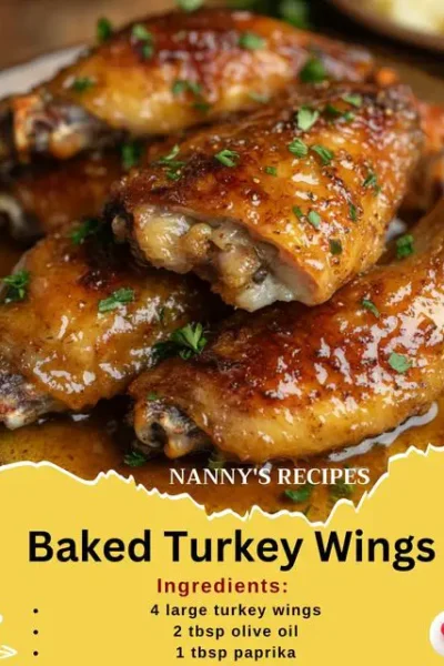 Baked Turkey Wings Recipe