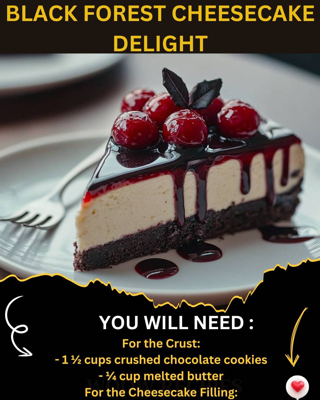 Black Forest Cheesecake Delight