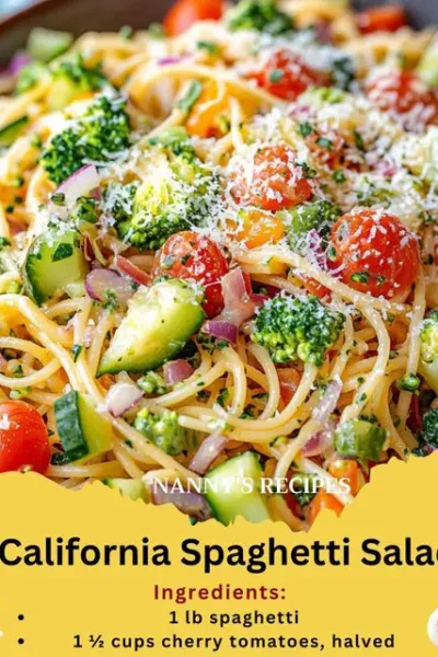 California Spaghetti Salad Recipe