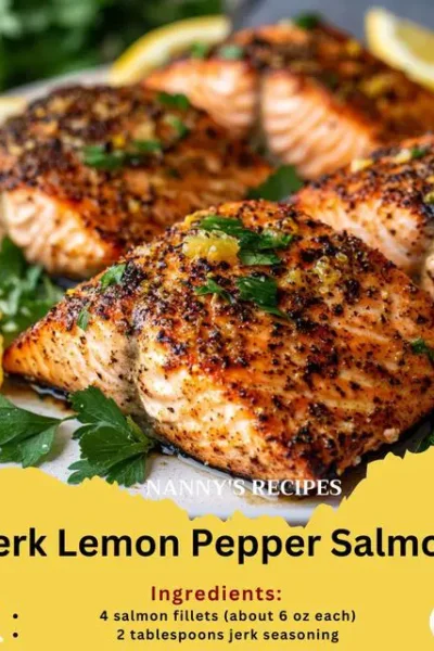 Jerk Lemon Pepper Salmon Recipe