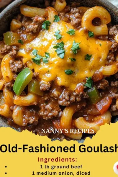 Old-Fashioned Goulash Recipe