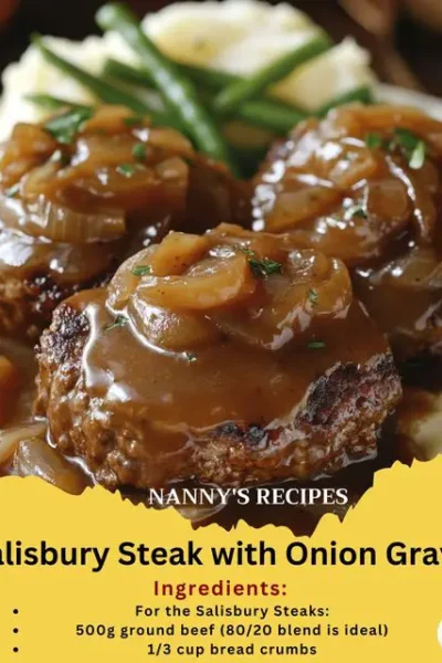 Salisbury Steak with Onion Gravy Recipe