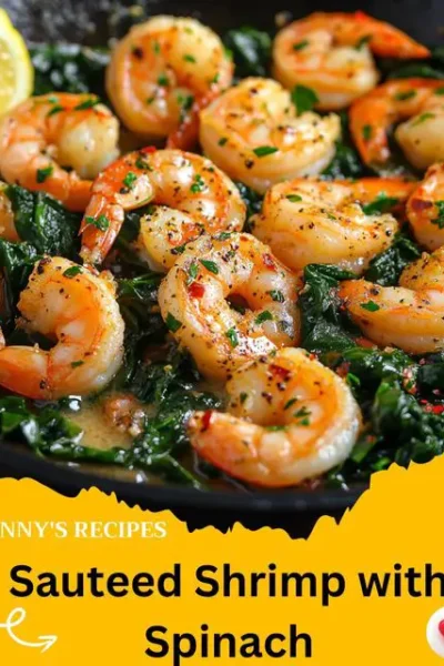 Sautéed Shrimp with Spinach Recipe