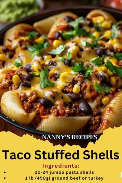 Taco Stuffed Shells Recipe