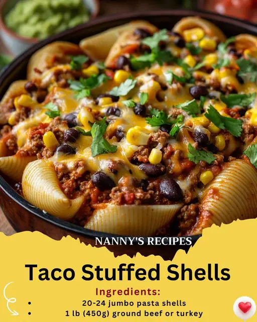 Taco Stuffed Shells Recipe