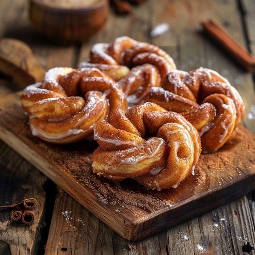 Cinnamon Twisted Donuts Recipe