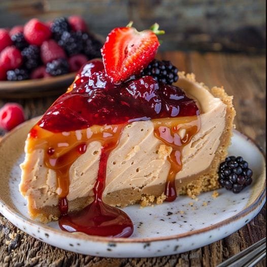 Peanut Butter & Jelly Cheesecake Recipe