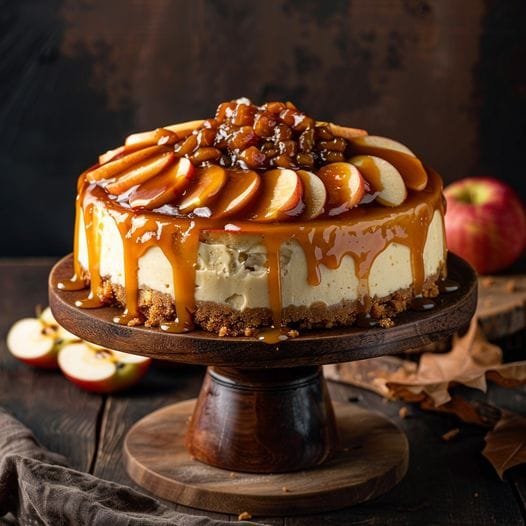 Luxurious Caramel Apple Cheesecake Recipe