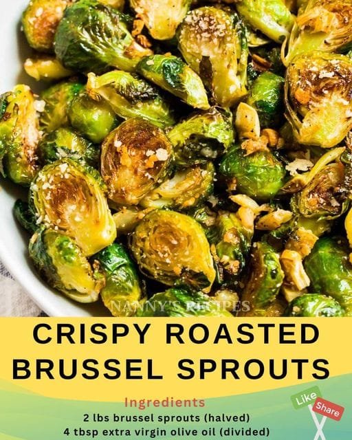 Crispy Roasted Brussel Sprouts Recipe