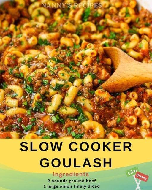 Slow Cooker Goulash Recipe