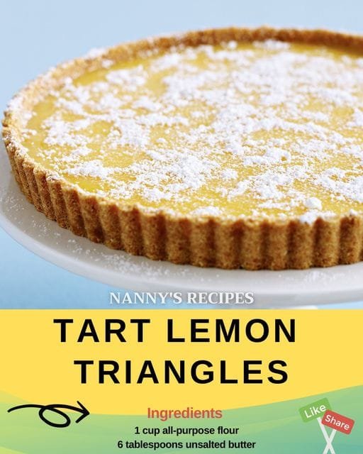 Tart Lemon Triangles Recipe