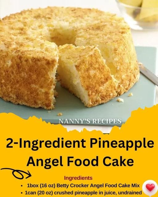 Pineapple Angel Food Cake Recipe