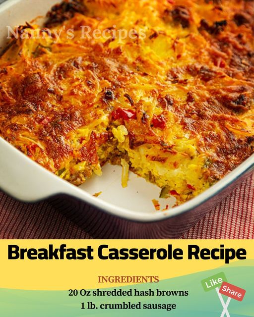 Homemade Breakfast Casserole Recipe