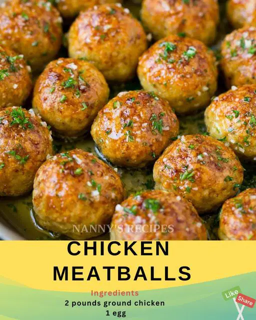 Chicken Meatballs Recipe