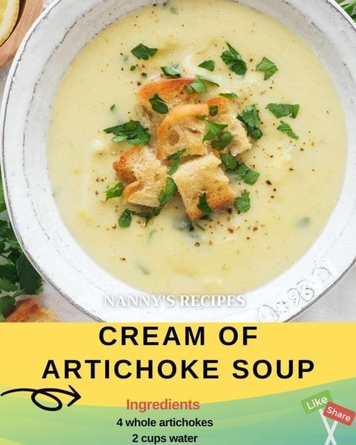 Cream of Artichoke Soup Recipe