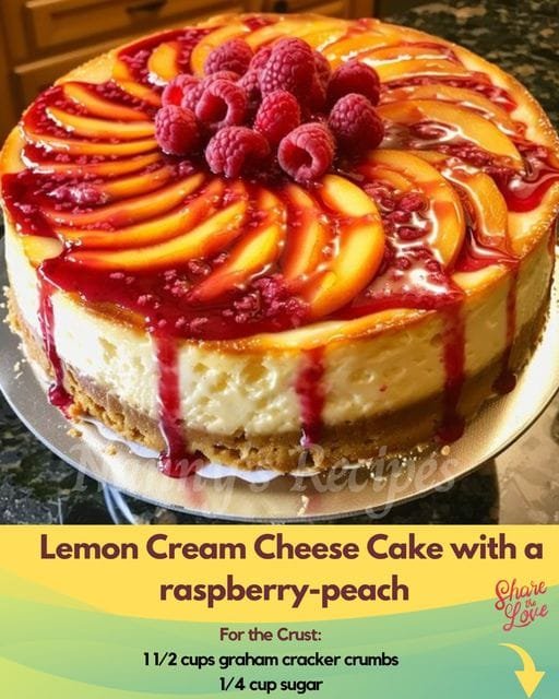 Lemon Cream Cheese Cake Recipe