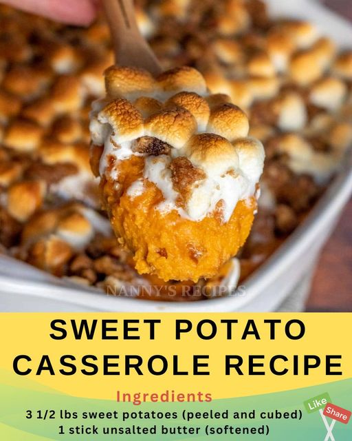 Homemade Sweet Potato Casserole Recipe