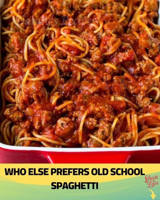 Old School Spaghetti Recipe