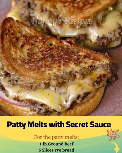 Patty Melts with Secret Sauce Recipe