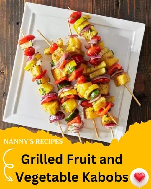 Grilled Fruit and Vegetable Kabobs Recipe