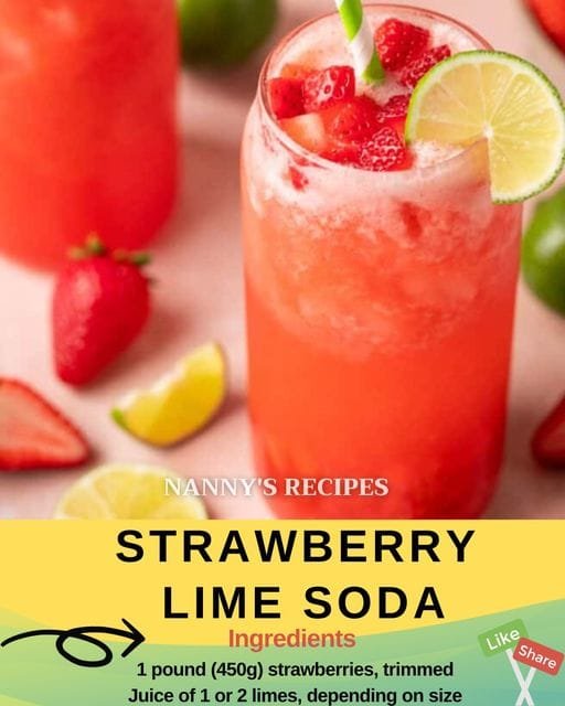 Strawberry Lime Soda Recipe