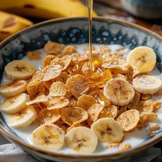 Corn Flakes with Bananas Recipe