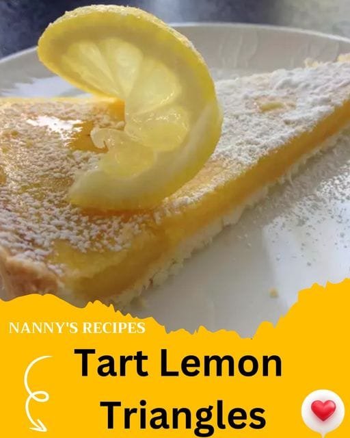 Tart Lemon Triangles Recipe