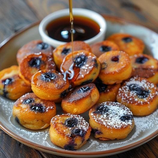 Blueberry Pancake Bites Recipe