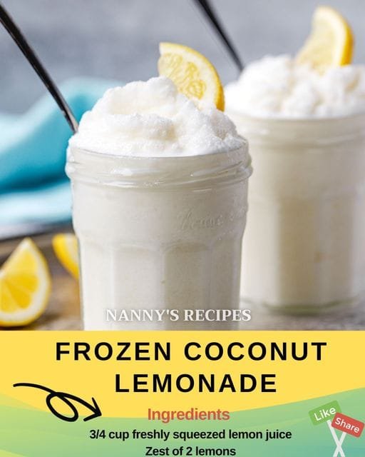 Frozen Coconut Lemonade Recipe