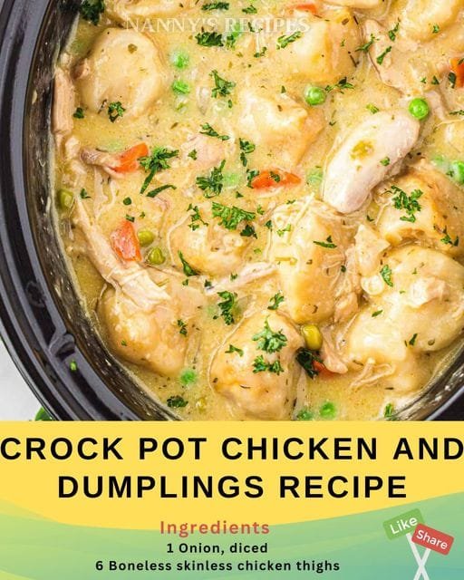 Crock Pot Chicken and Dumplings Recipe