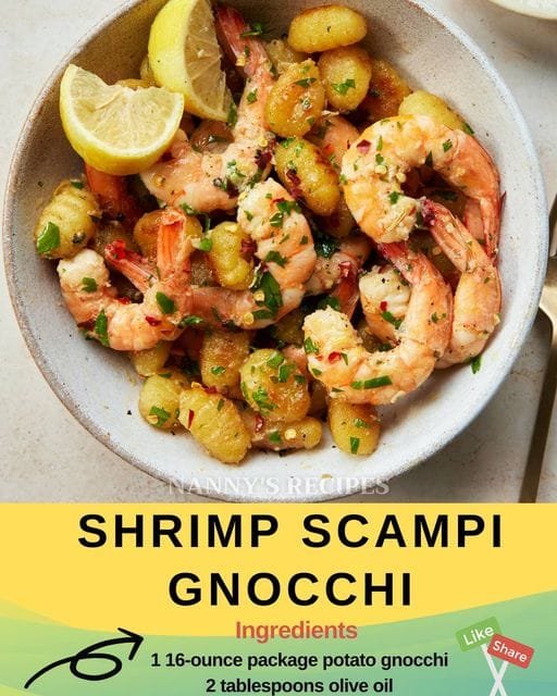 Shrimp Scampi Gnocchi Recipe