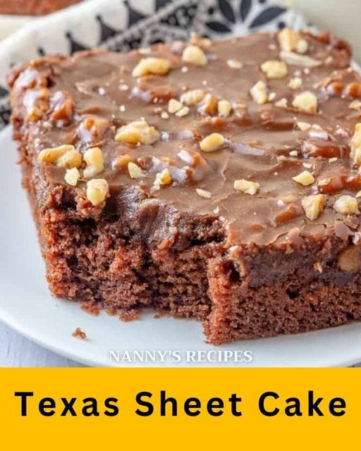 Texas Sheet Cake Recipe