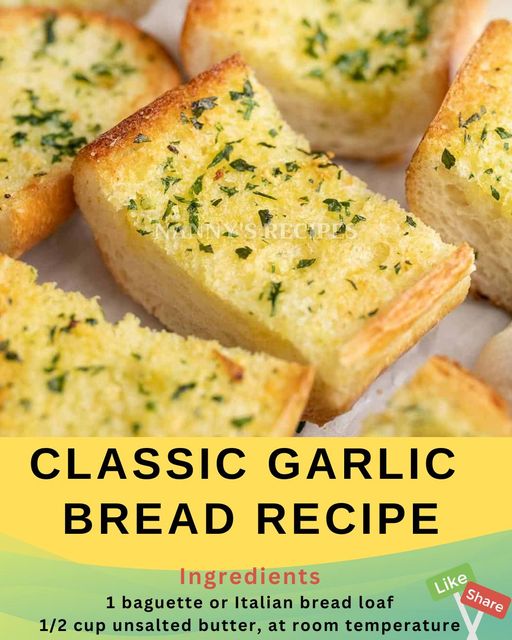 Classic Garlic Bread Recipe