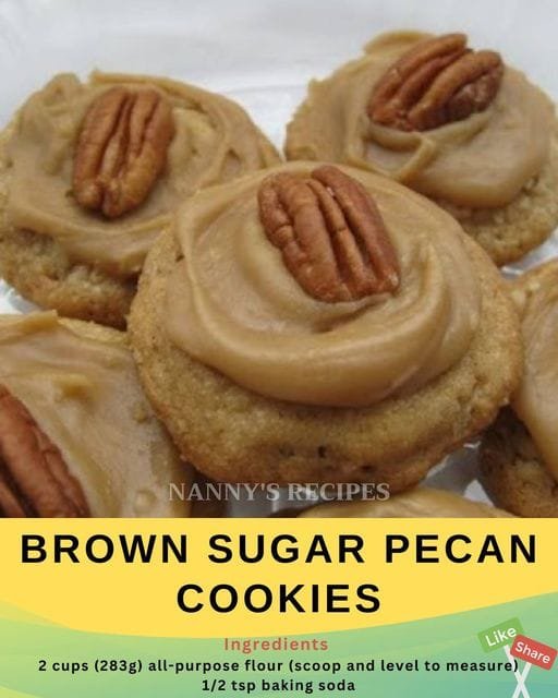 Brown Sugar Pecan Cookies Recipe