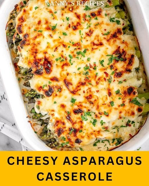 Cheesy Asparagus Casserole Recipe