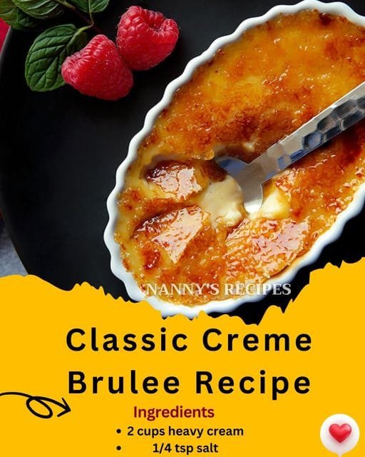 Classic Creme Brulee Recipe