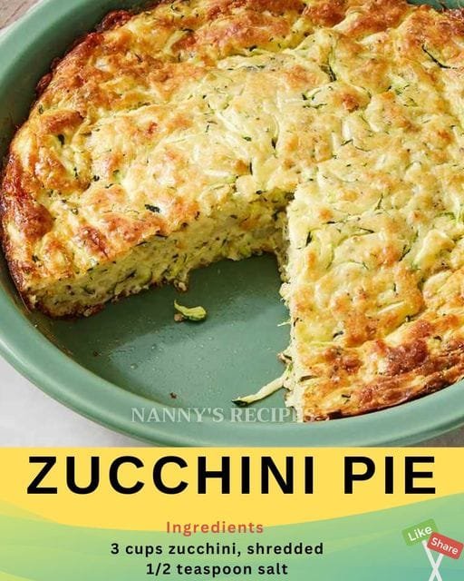 Zucchini Pie Recipe